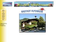 Website von Gasthof Alpenrose