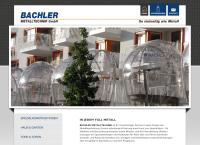 Website von Bachler Metalltechnik GmbH