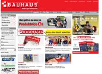 Website von BAUHAUS Depot GmbH