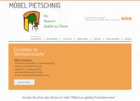 Website von Möbel Pietschnig - Ing. Veronika Kotzent-Pietschnig