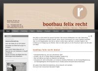 Felix Recht, Bootsbau