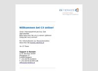 Website von C3 Information Technology Services GmbH