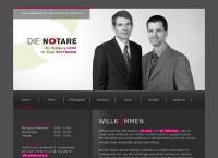 Website von Die Notare Dr Wolfgang Lenz & Dr Ernst Wittmann Notarpartnerschaft