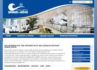 Website von Donauschiffahrt Wurm + Köck Ges.m.b.h.
