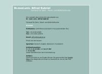 Website von Gabriel Alfred, Dr.