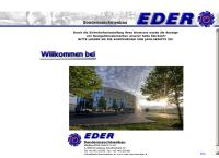 Website von Metallbau EDER GmbH & Co KG