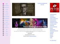 Website von Veranstaltungsservice Peter