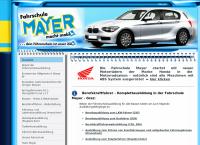 Website von Fahrschule Mayer Service GmbH