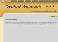 Website von Gasthof Weinzettl
