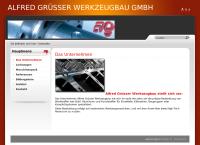 Website von Alfred Grüsser Werkzeugbau GmbH
