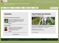 Website von Hartl Teichservice KEG
