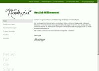 Website von Ferienwohnungen Haslinghof