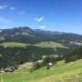 Wanderweg Söllereck-Riezlern, Blick zum Haus Narzisse Wanderweg Söllereck-Riezlern, Blick zum Haus Narzisse