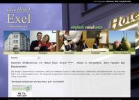 Website von Hotel Exel GmbH