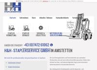 Website von H&H Staplerservice GmbH