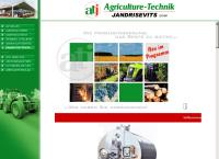 Website von ATJ Agriculture-Technik Jandrisevits GesmbH