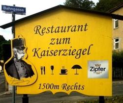 Restaurant Kaiserziegel - Kaltenleutgeben