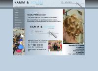 Website von Kamm & Schere Coiffeur