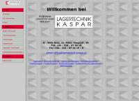 Website von Kaspar Lagertechnik GmbH