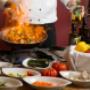 Die Larimar Gourmet- und Vitalküche wurde mit der "Grünen Haube" ausgezeichnet. Gekocht wird ausschließlich auf offener Flamme.