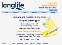 Website von Longlife Das Andere Massagefachinstitut