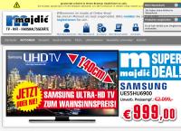 Website von Hi-Fi Video Majdic Ges.m.b.H.