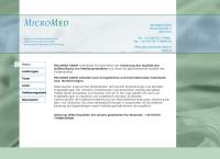 Website von MicroMed Mittermayer Dienstleistung und Beratung GmbH
