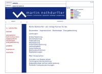 Website von Ing. Martin Nothdurfter