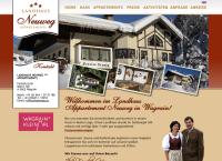 Website von Appartement Landhaus Neuweg
