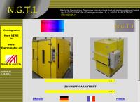 Website von N.g.t.i. Nächste Generation Thermoprozesstechnik Industrieofensysteme GmbH