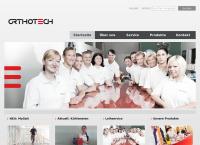 Website von Orthotech Orthopädie- Technik Ges.m.b.h.