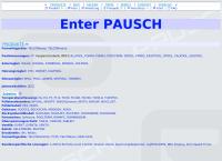 Website von Pausch Gesellschaft m.b.H.