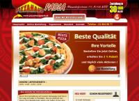 Website von Pizzahaus Eissalon Paola