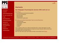 Website von Pädagogisch Psychologisches Zentrum