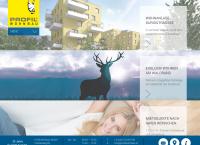 Website von Profil Wohnbaugesellschaft M.b.h.