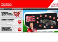 Website von Profi Reifen- und Autoservice GmbH