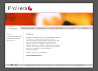 Website von ProKera GmbH