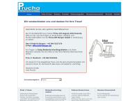 Website von Prucha Baumaschinenhandel Ges.m.b.h.