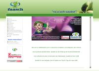 Website von Raasch Reinigungssysteme GmbH