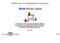 Website von Rene Huber GmbH