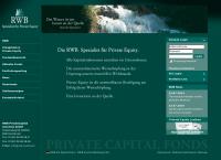 Website von RWB PrivateCapital GmbH
