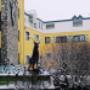 Außenansicht des Hotel Schrofenstein  im Winter