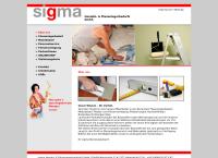 Website von Sigma Handel- & Fliesen- Legerbedarfs GmbH