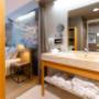 Modernes Badezimmer für Ihre Übernachtung im Stainzerhof Hotel & Restaurant in Stainz – perfekt für einen erholsamen Kurzurlaub im Schilcherland.