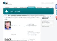Institut f med Strahlenschutz u Dosimetrie