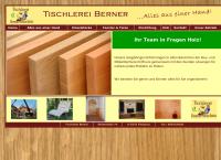 Website von Tischlerei & Innenausbau Berner Josef