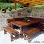 Rustic Style Eichenbank