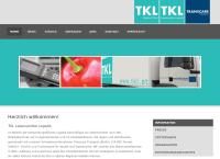 Website von TKL Lebensmittel Logistik GmbH