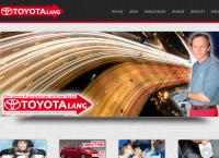 Website von Toyota Dieter Lang