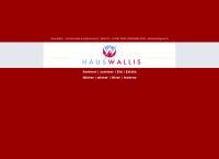 Website von Haus Wallis